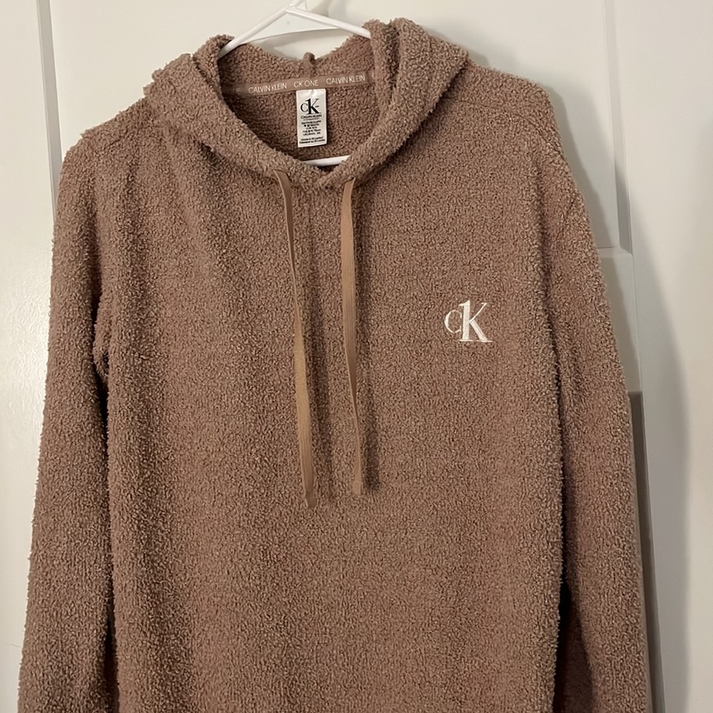 Calvin Kline super comfy cozy oversized lounge hoodie with pockets 🕯️